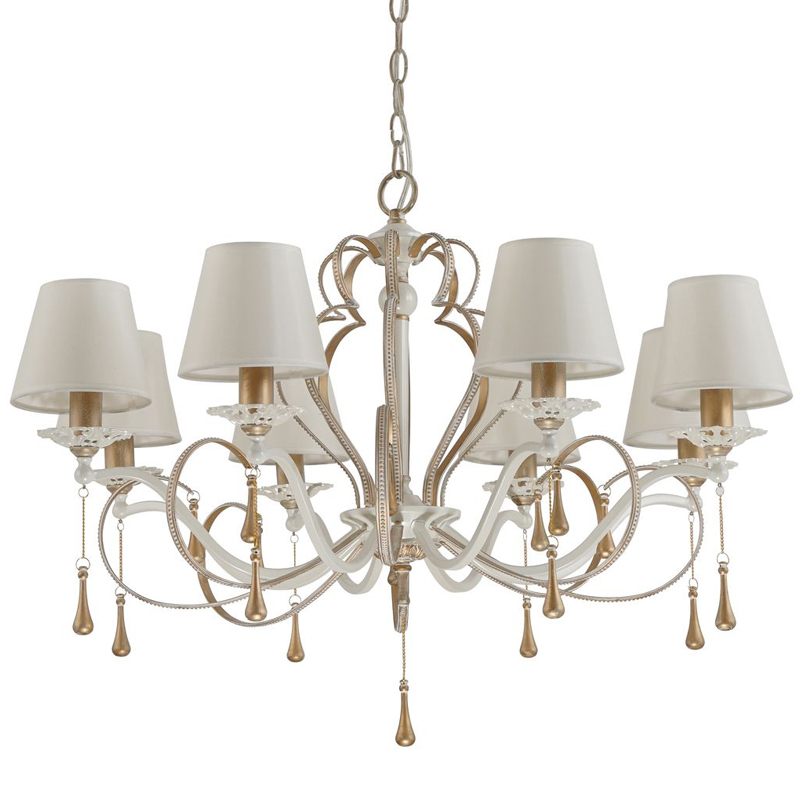 Люстра Batiste Chandelier 80 Золотой Белый Люстра Batiste Chandelier 80 Золотой Белый в Барнауле | Loft Concept