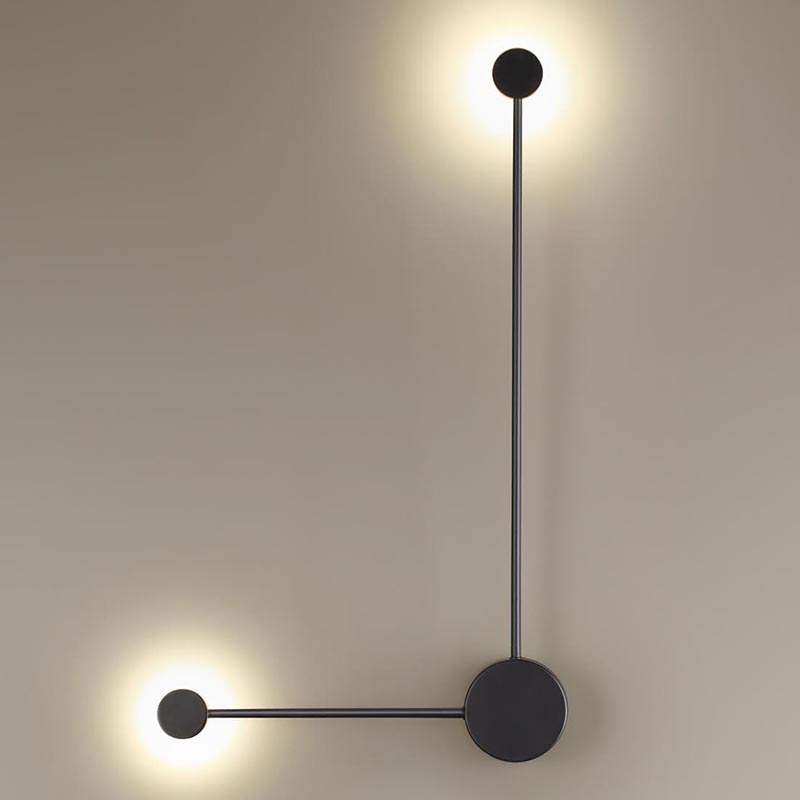 Бра Pin Wall Light Black Angle Черный Бра Pin Wall Light Black Angle Черный в Барнауле | Loft Concept
