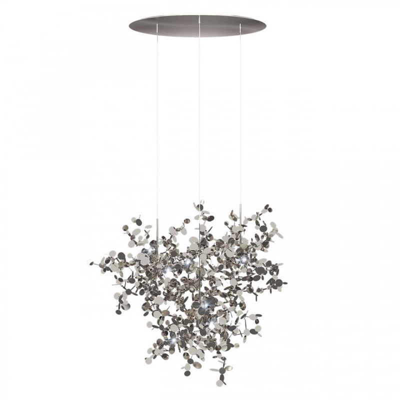 Люстра Terzani Argent Suspension Silver Pendant lamp диаметр 85 Серебряный Люстра Terzani Argent Suspension Silver Pendant lamp диаметр 85 Серебряный в Барнауле | Loft Concept