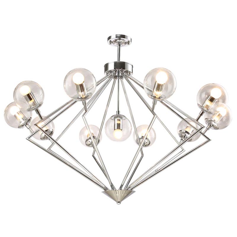 Люстра Liebaud Chandelier 11 lamp Хром в Барнауле | Loft Concept 