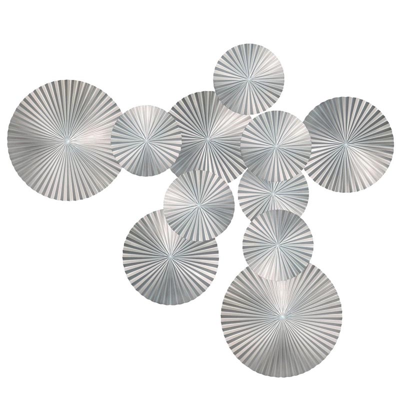 Арт-объект Apollo Silver Wall Plaque Disc 11 Серебряный Арт-объект Apollo Silver Wall Plaque Disc 11 Серебряный в Барнауле | Loft Concept
