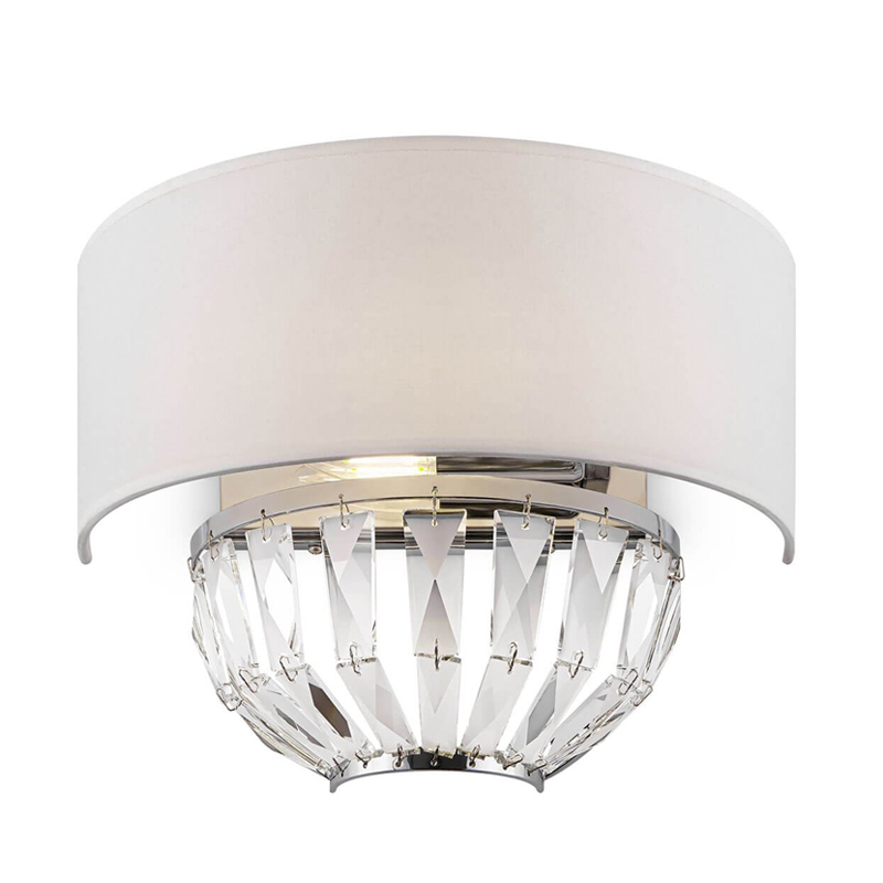 Бра Odarnat Lighting Sconce chrome Белый Хром в Барнауле | Loft Concept 