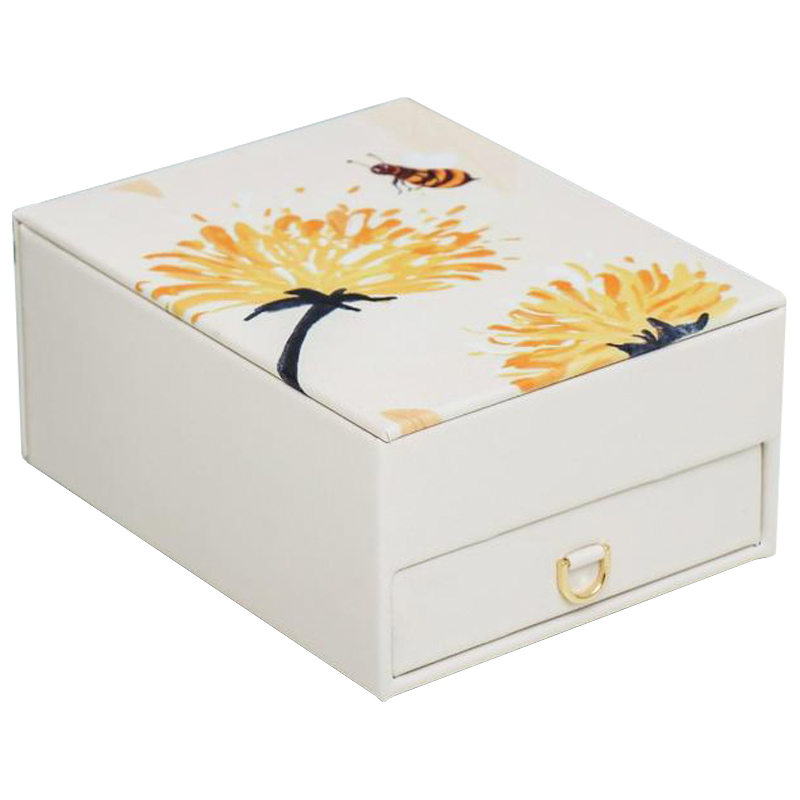 Шкатулка Bee and Dandelions Box Бежевый Желтый Шкатулка Bee and Dandelions Box Бежевый Желтый в Барнауле | Loft Concept