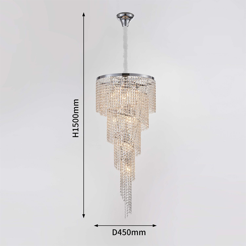 Хрустальная люстра Crystal Art Nickel D45 см Хрустальная люстра Crystal Art Nickel D45 см в Барнауле