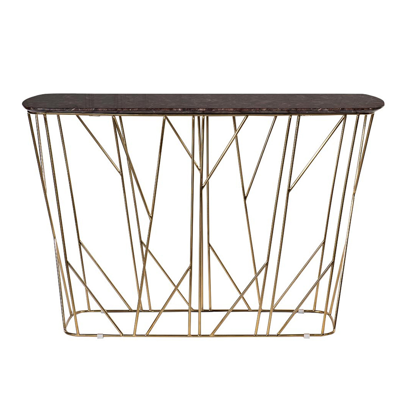 Консоль Rosalin Console Золотой в Барнауле | Loft Concept 