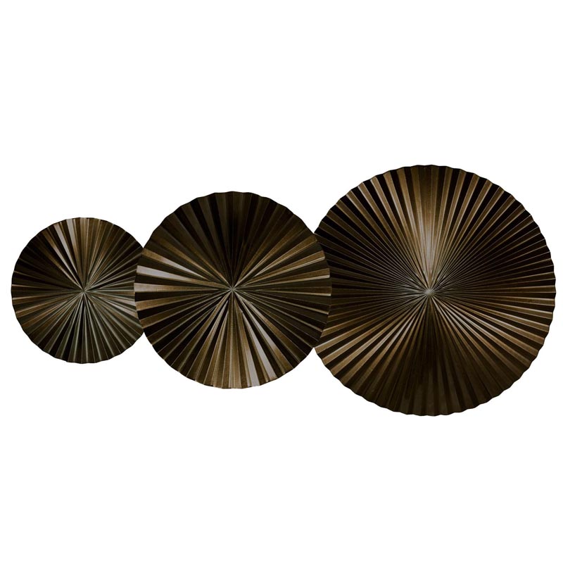 Арт-объект Apollo Brown Wall Plaque Disc 3 Коричневый Арт-объект Apollo Brown Wall Plaque Disc 3 Коричневый в Барнауле | Loft Concept