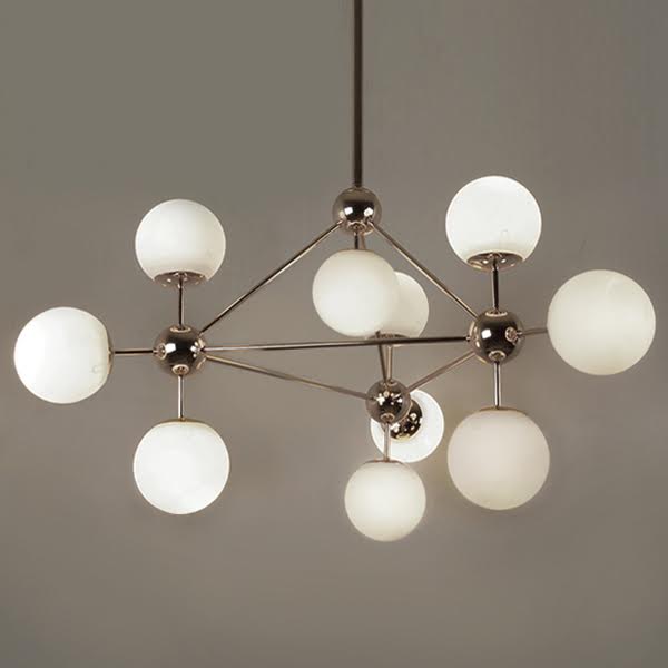 Люстра Modo Chandelier White Glass Люстра Modo Chandelier White Glass в Барнауле | Loft Concept