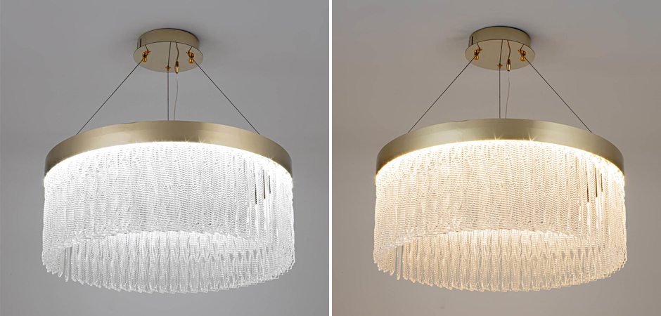 Кольцевая Светодиодная Люстра Harrison Brass - фото №1