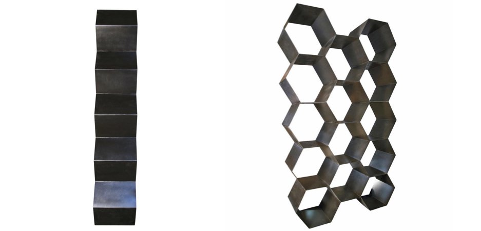 Стеллаж Industrial Loft Metal Honeycomb Стеллаж Industrial Loft Metal Honeycomb - Loft-Concept в Барнауле