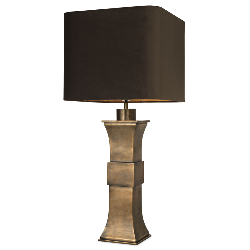 Настольная лампа Eichholtz Table Lamp Avia Латунь Античная полированная Черный Настольная лампа Eichholtz Table Lamp Avia Латунь Античная полированная Черный в Барнауле | Loft Concept