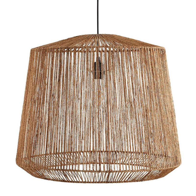 Подвесной светильник Signe Wicker Hemp Beige 59 Бежевый Подвесной светильник Signe Wicker Hemp Beige 59 Бежевый в Барнауле | Loft Concept
