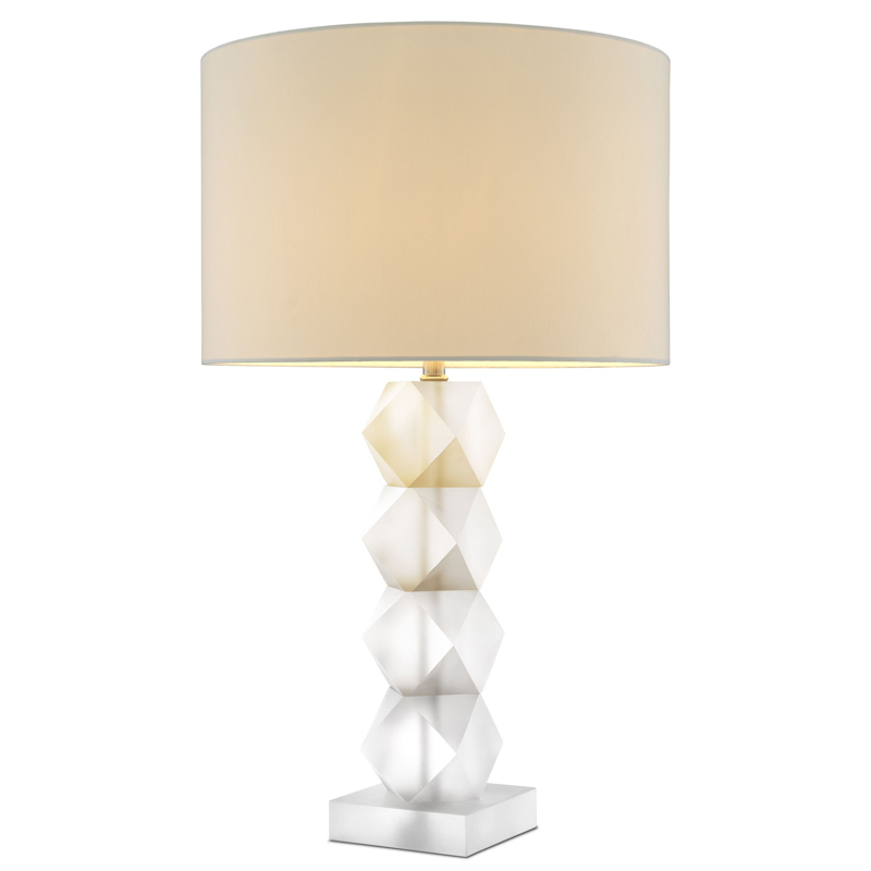 Настольная лампа Eichholtz Table Lamp Whealon Прозрачный Белый Настольная лампа Eichholtz Table Lamp Whealon Прозрачный Белый в Барнауле | Loft Concept