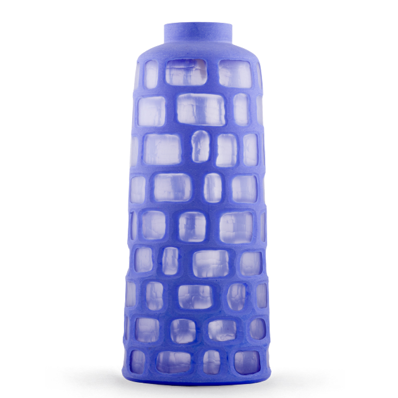 Ваза Blue Cells Vase Светло-синий Прозрачный Ваза Blue Cells Vase Светло-синий Прозрачный в Барнауле | Loft Concept