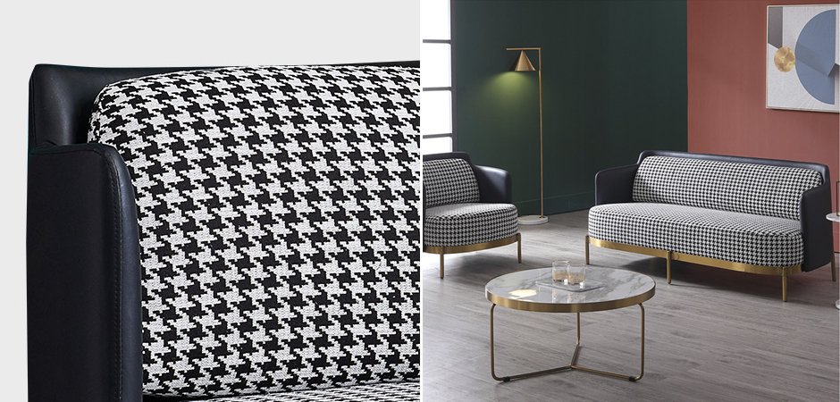 Диван Pied de poule Gray Sofa Диван Pied de poule Gray Sofa - Loft-Concept в Барнауле