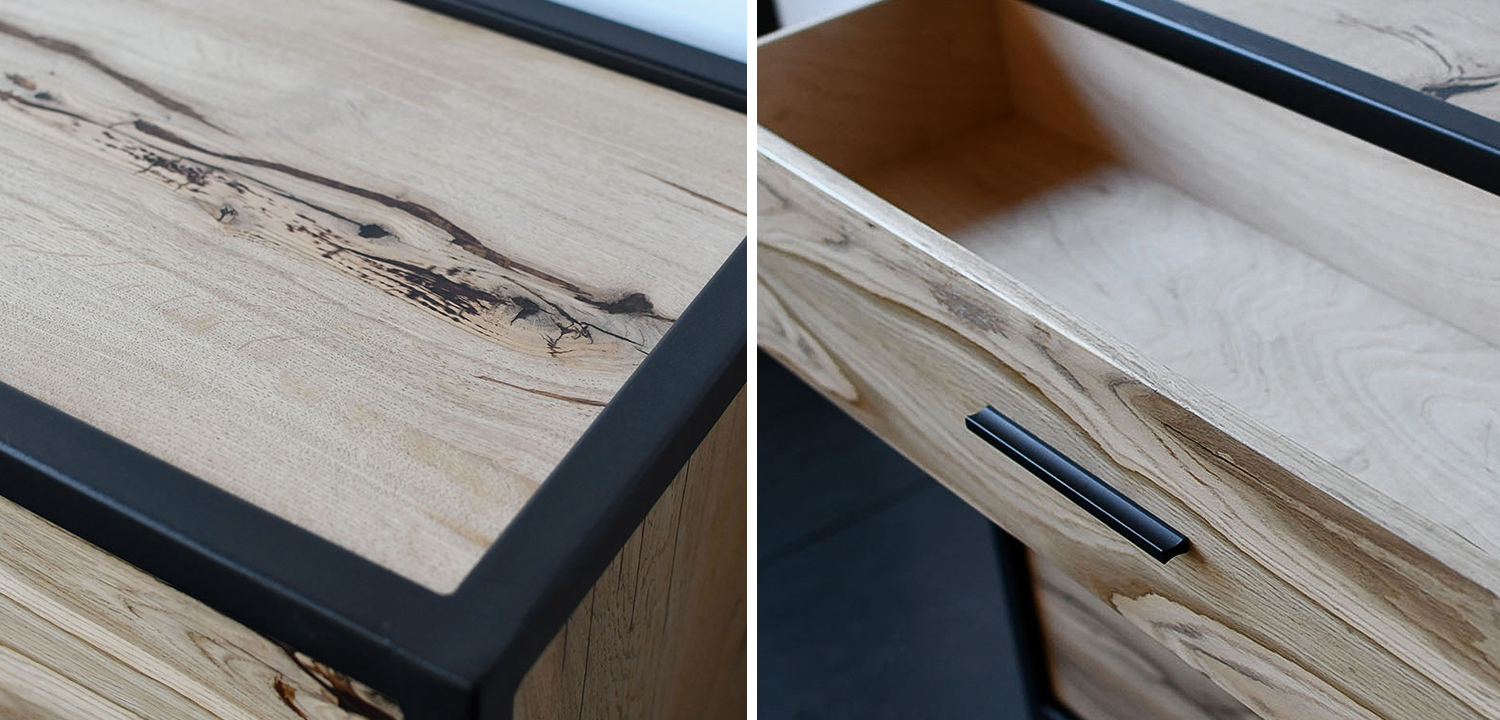 Комод в стиле лофт Irvine Industrial Metal Rust Chest of Drawers - фото