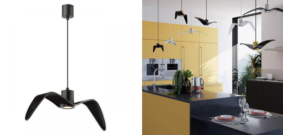 Подвесной светильник Seagull черный Подвесной светильник Seagull черный - Loft-Concept в Барнауле