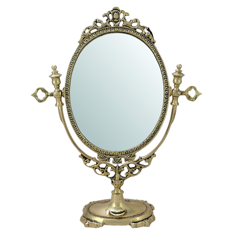 Зеркало настольное в бронзовой раме Royal Gold Mirrors Золотой Зеркало настольное в бронзовой раме Royal Gold Mirrors Золотой в Барнауле | Loft Concept