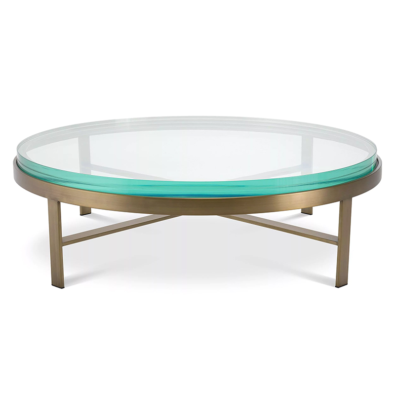 Кофейный стол Eichholtz Coffee Table Hoxton Латунь Прозрачное Стекло Бирюзовый Кофейный стол Eichholtz Coffee Table Hoxton Латунь Прозрачное Стекло Бирюзовый в Барнауле | Loft Concept