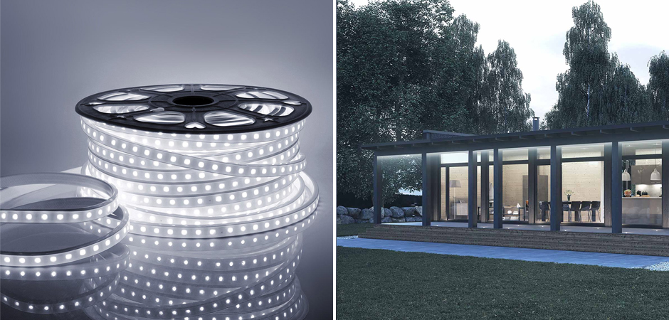 Комплект светодиодной ленты 6W/m 60LED/m 2835SMD холодный белый 5М Комплект светодиодной ленты 6W/m 60LED/m 2835SMD холодный белый 5М - Loft-Concept в Барнауле