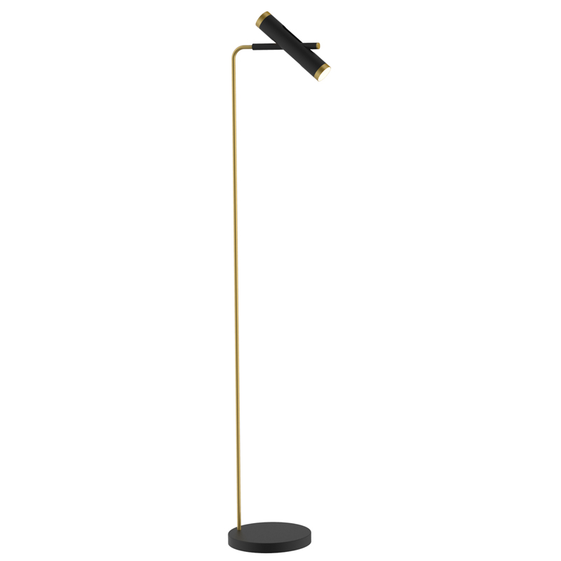 Торшер Rainer Floor Lamp black Черный Золотой Торшер Rainer Floor Lamp black Черный Золотой в Барнауле | Loft Concept