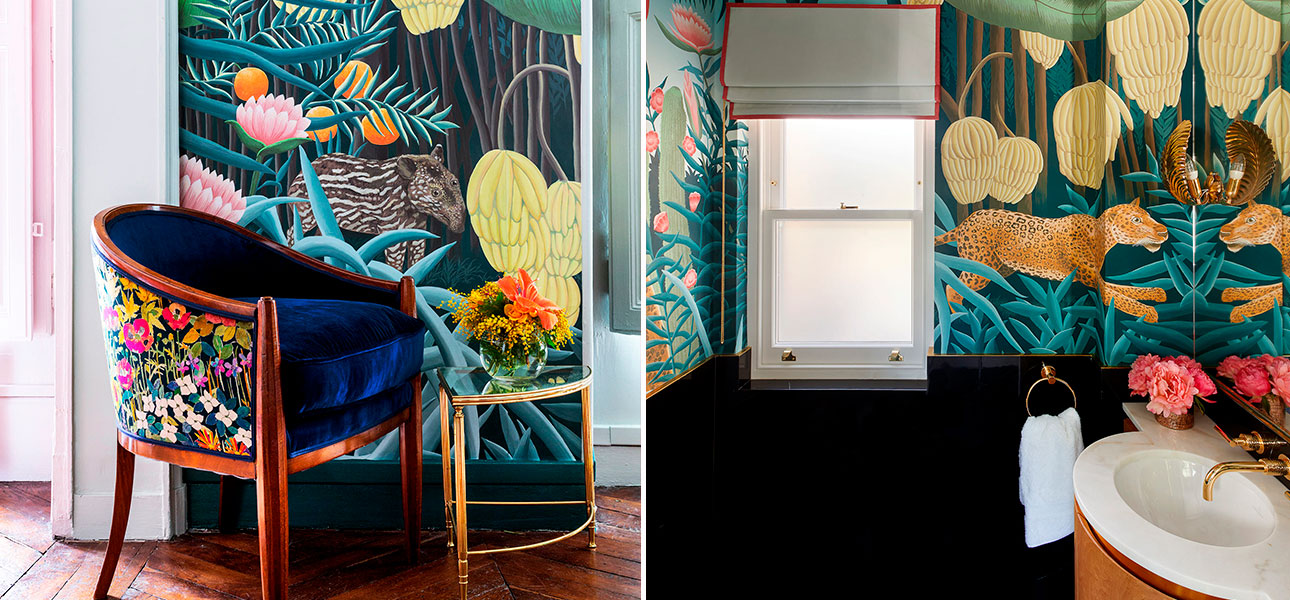 Обои ручная роспись Rousseau Rousseau on scenic paper - фото №3