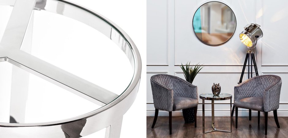 Приставной стол Neoclassic Tee Silver Приставной стол Neoclassic Tee Silver - Loft-Concept в Барнауле