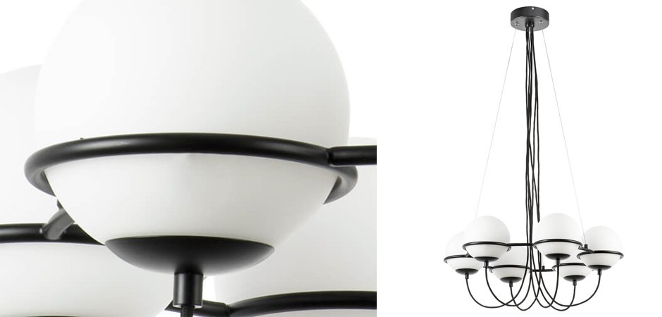 Люстра Melissa Chandelier Black 6 Люстра Melissa Chandelier Black 6 - Loft-Concept в Барнауле