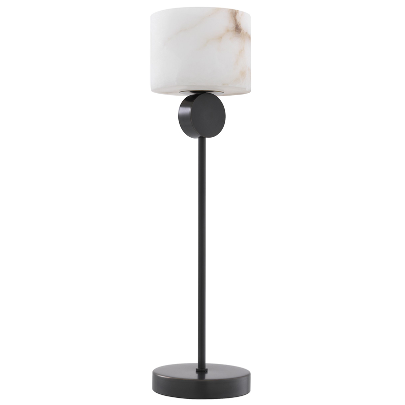 Настольная лампа Eichholtz Table Lamp Etruscan Bronze Темная бронза Белый Настольная лампа Eichholtz Table Lamp Etruscan Bronze Темная бронза Белый в Барнауле | Loft Concept