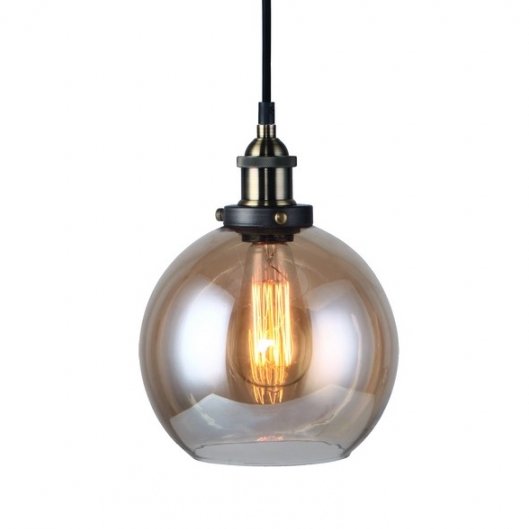 Подвесной светильник Amber Glass Cafe Pendant Янтарь (Amber) Подвесной светильник Amber Glass Cafe Pendant Янтарь (Amber) в Барнауле | Loft Concept