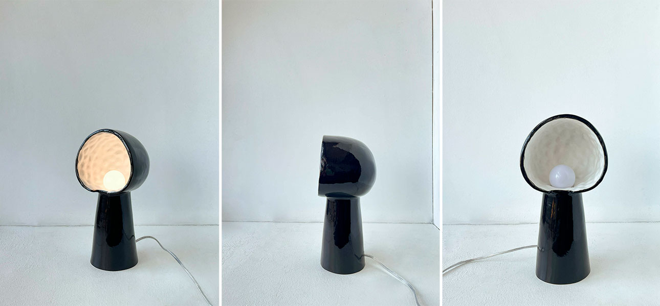 Настольная лампа KENI medium (чёрный) - фото №2