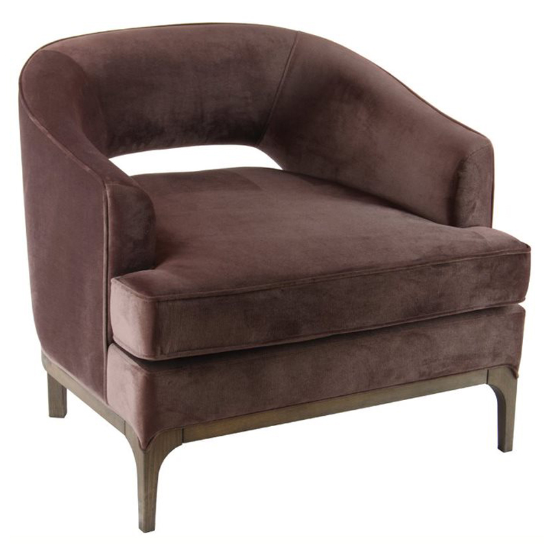 Кресло Jargini Chair velour Бургундский красный Кресло Jargini Chair velour Бургундский красный в Барнауле | Loft Concept