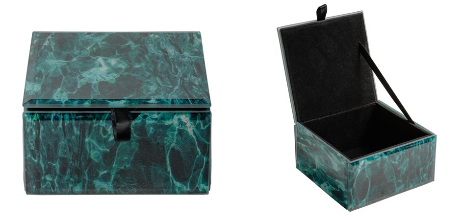 Шкатулка Turquoise Smoke Cube Шкатулка Turquoise Smoke Cube - Loft-Concept в Барнауле