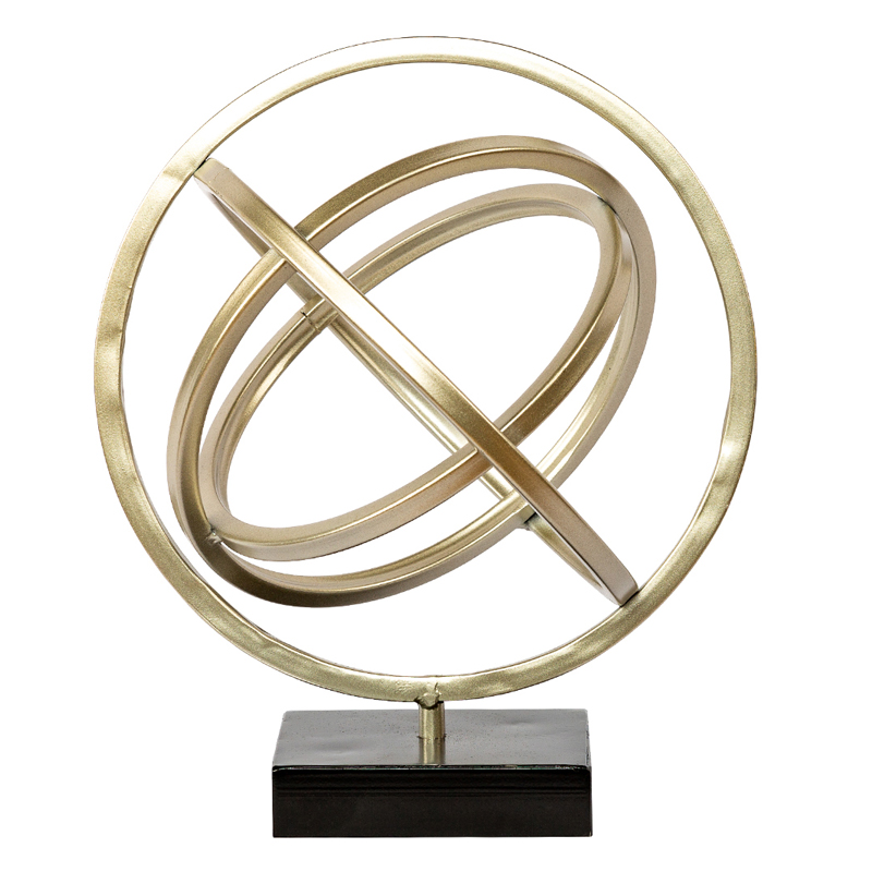 Статуэтка Sphere Sundial silver Черный Серебряный Статуэтка Sphere Sundial silver Черный Серебряный в Барнауле | Loft Concept