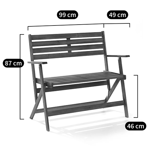Деревянная садовая скамейка складная Gary Wood Bench Деревянная садовая скамейка складная Gary Wood Bench в Барнауле