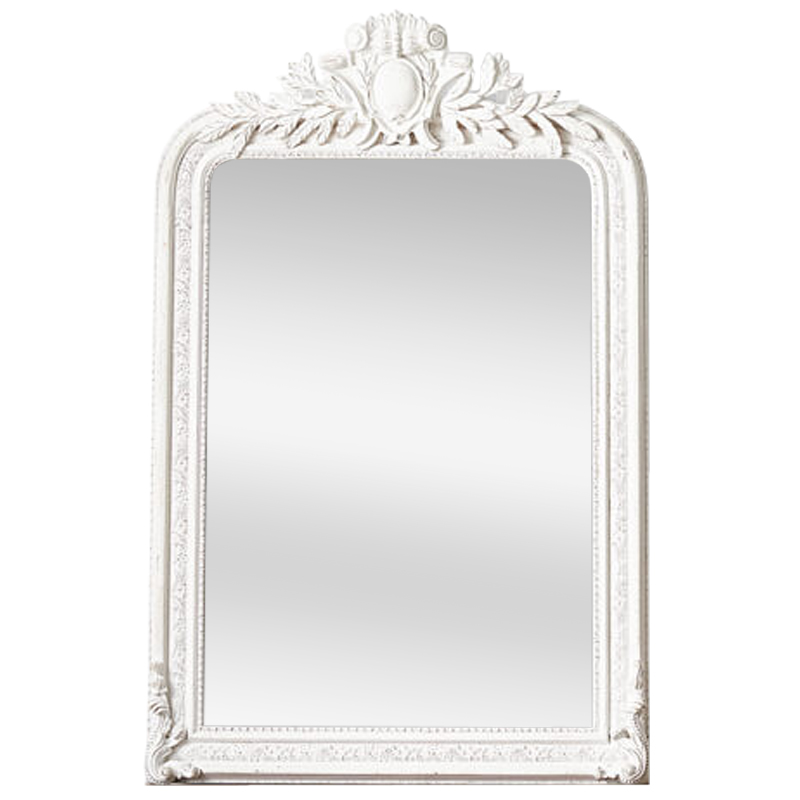 Зеркало Polastron Mirror White Белый винтажная патина Зеркало Polastron Mirror White Белый винтажная патина в Барнауле | Loft Concept