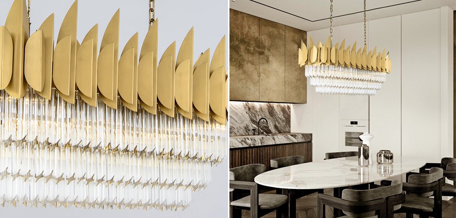 Подвесной светильник KEBO KING CHANDELIER Rectangle Подвесной светильник KEBO KING CHANDELIER Rectangle - Loft-Concept в Барнауле