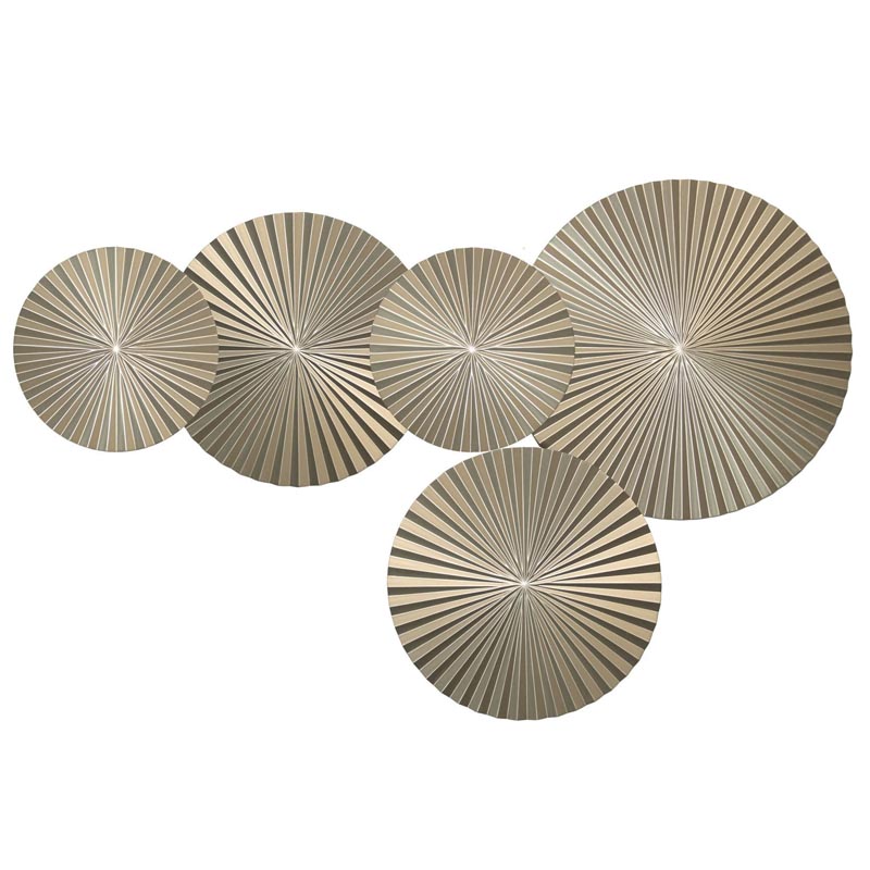 Арт-объект Apollo Champagne Wall Plaque Disc 5 Золотой Шампань Арт-объект Apollo Champagne Wall Plaque Disc 5 Золотой Шампань в Барнауле | Loft Concept