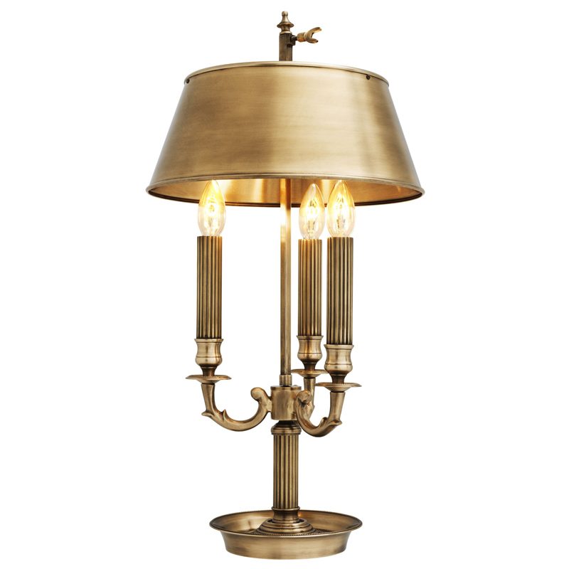 Настольная лампа Eichholtz Table Lamp Deauville Латунь Античная полированная в Барнауле | Loft Concept 