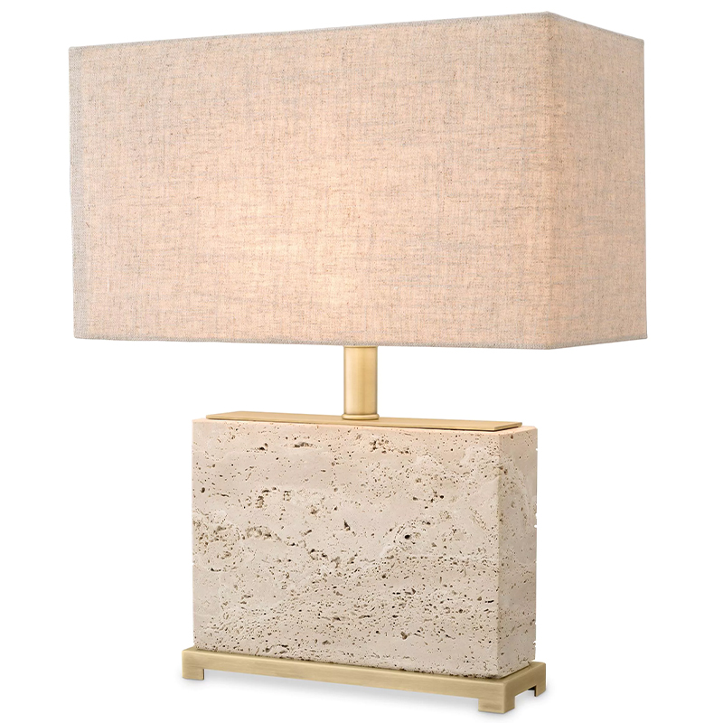 Настольная лампа Eichholtz Table Lamp Newton S Латунь Бежево-серый Настольная лампа Eichholtz Table Lamp Newton S Латунь Бежево-серый в Барнауле | Loft Concept