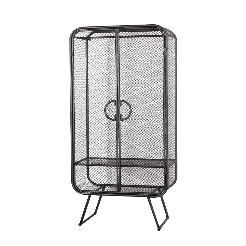 Шкаф Rhombic Grid Wardrobe Black Черный в Барнауле | Loft Concept 