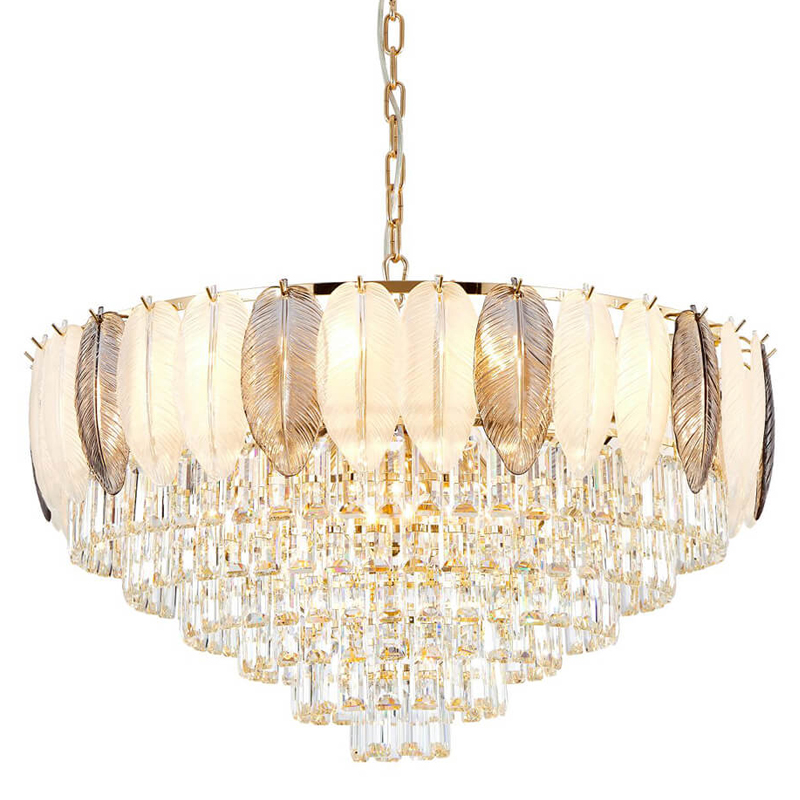 Люстра Crystal in Petals Chandelier 79 Глянцевое золото Люстра Crystal in Petals Chandelier 79 Глянцевое золото в Барнауле | Loft Concept