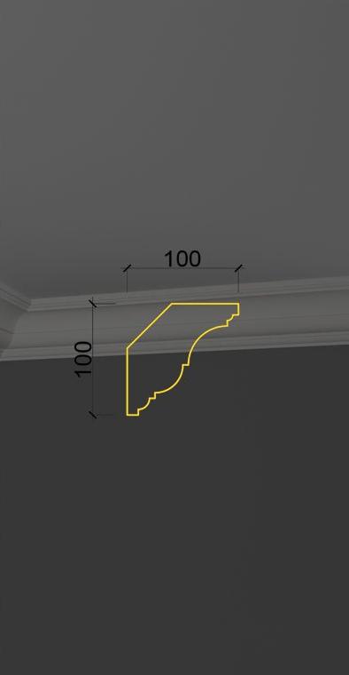 Гладкий карниз KT-10 Гладкий карниз KT-10 в Барнауле