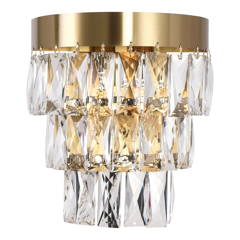 Бра Lunet Sconce Глянцевое золото Прозрачный Бра Lunet Sconce Глянцевое золото Прозрачный в Барнауле | Loft Concept