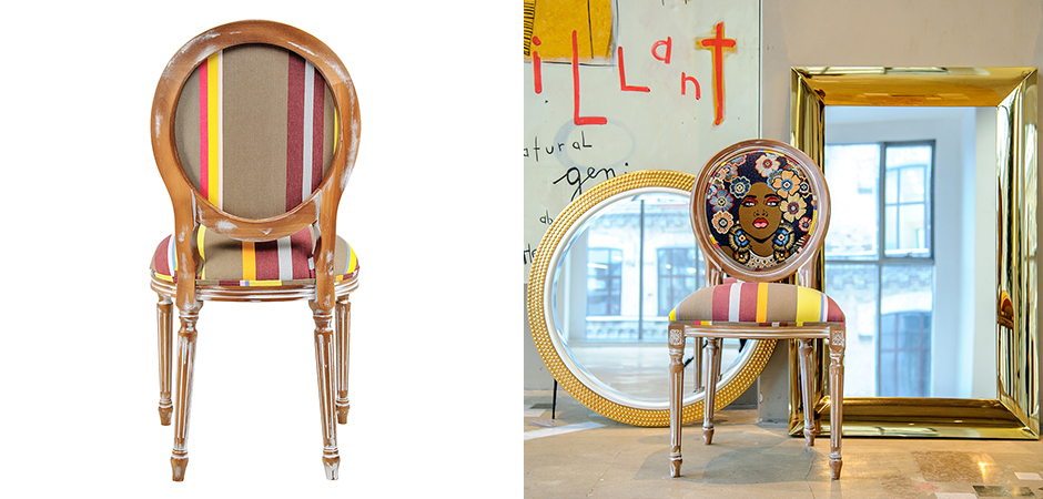 Стул Girl in Flowers - фото №1