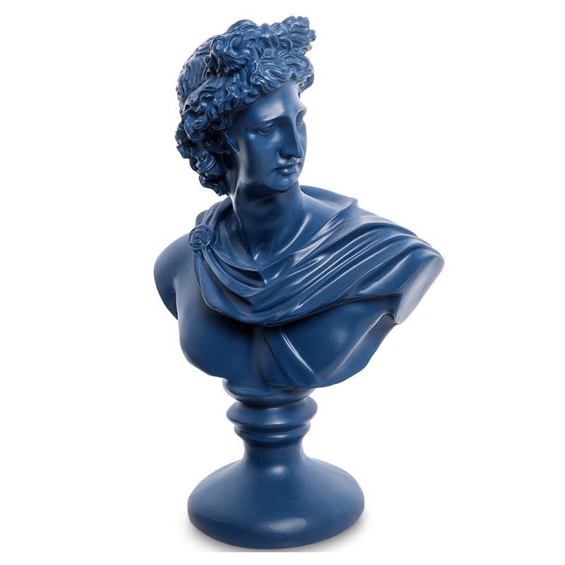 Статуэтка Bust David blue Синий в Барнауле | Loft Concept 