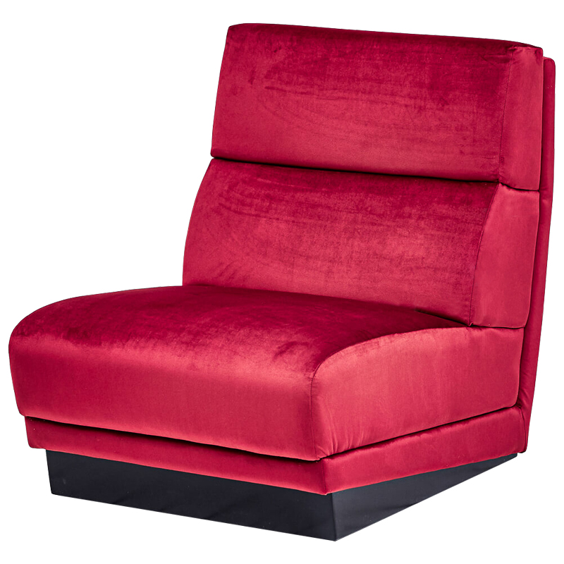 Кресло Berkeley Chair Crimson Малиновый (Crimson) Черный Кресло Berkeley Chair Crimson Малиновый (Crimson) Черный в Барнауле | Loft Concept