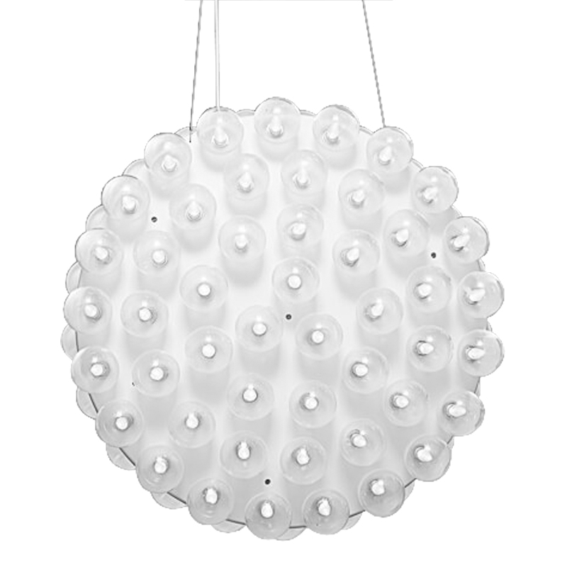 Люстра Gabrielle Circle Chandeliers Белый Прозрачный Люстра Gabrielle Circle Chandeliers Белый Прозрачный в Барнауле | Loft Concept