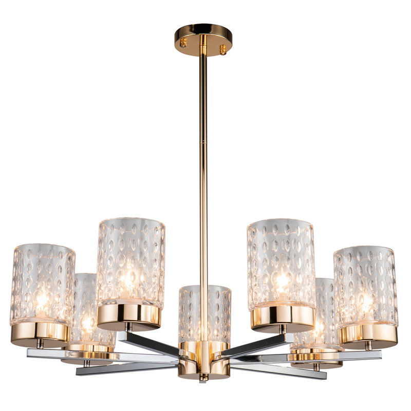 Люстра Didian Chandelier 80 Глянцевое золото Хром Прозрачный Люстра Didian Chandelier 80 Глянцевое золото Хром Прозрачный в Барнауле | Loft Concept