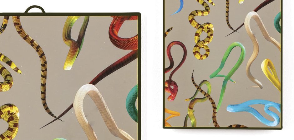 Зеркало Seletti Mirror Medium Snakes Зеркало Seletti Mirror Medium Snakes - Loft-Concept в Барнауле