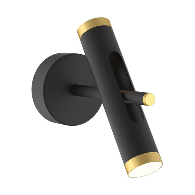 Бра Rainer Sconce black Черный Золотой Бра Rainer Sconce black Черный Золотой в Барнауле | Loft Concept